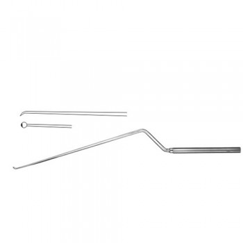 Landolt-Reulen Micro Raspatory Bayonet Shaped - Rigid Stainless Steel, 26 cm - 10 1/4" Tip Size 2.2 mm